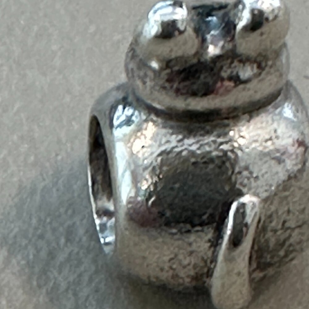 Authentic Pandora Kitty Cat Charm - Sterling 925 Bead Retired - EUC