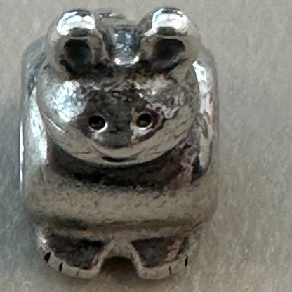 Authentic Pandora Kitty Cat Charm - Sterling 925 Bead Retired - EUC