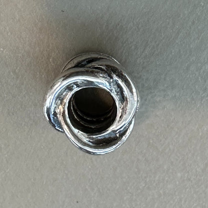 Authentic Pandora Forget Me Not Knot Love Charm - Retired 925 ALE - EUC