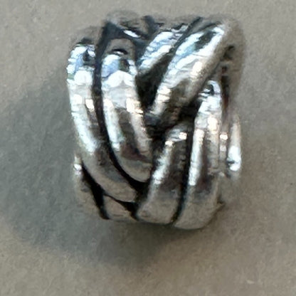 Authentic Pandora Forget Me Not Knot Love Charm - Retired 925 ALE - EUC