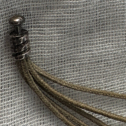 Authentic PANDORA Multi Strand Cord Bracelet - Approx. 7.25" (side to side)