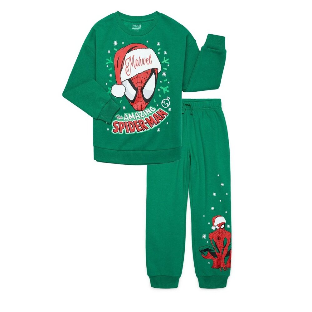 Marvel Amazing Spider-Man Spiderman Boys Sweatshirt & Joggers, Sizes X-Small