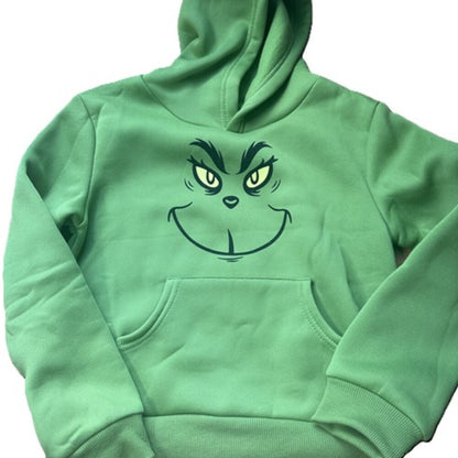 The Grinch Unisex Woobie Pullover Sweatshirt with Kangaroo Pocket - NEW - Small