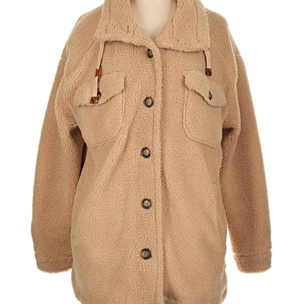 UGG Koolaburra Tan Sherpa Teddy Jacket - Size Small - Excellent condition!