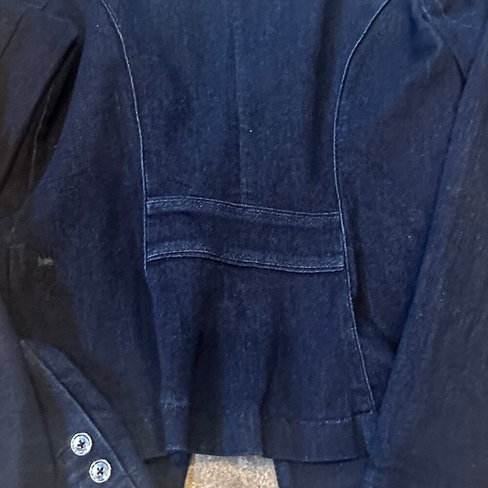 White House | Black Market Womens Denim Jacket Size 4