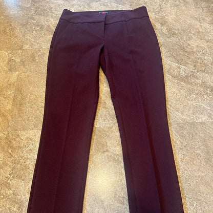 Vince Camuto Women's Burgundy Dress Pants Trousers - Size 4