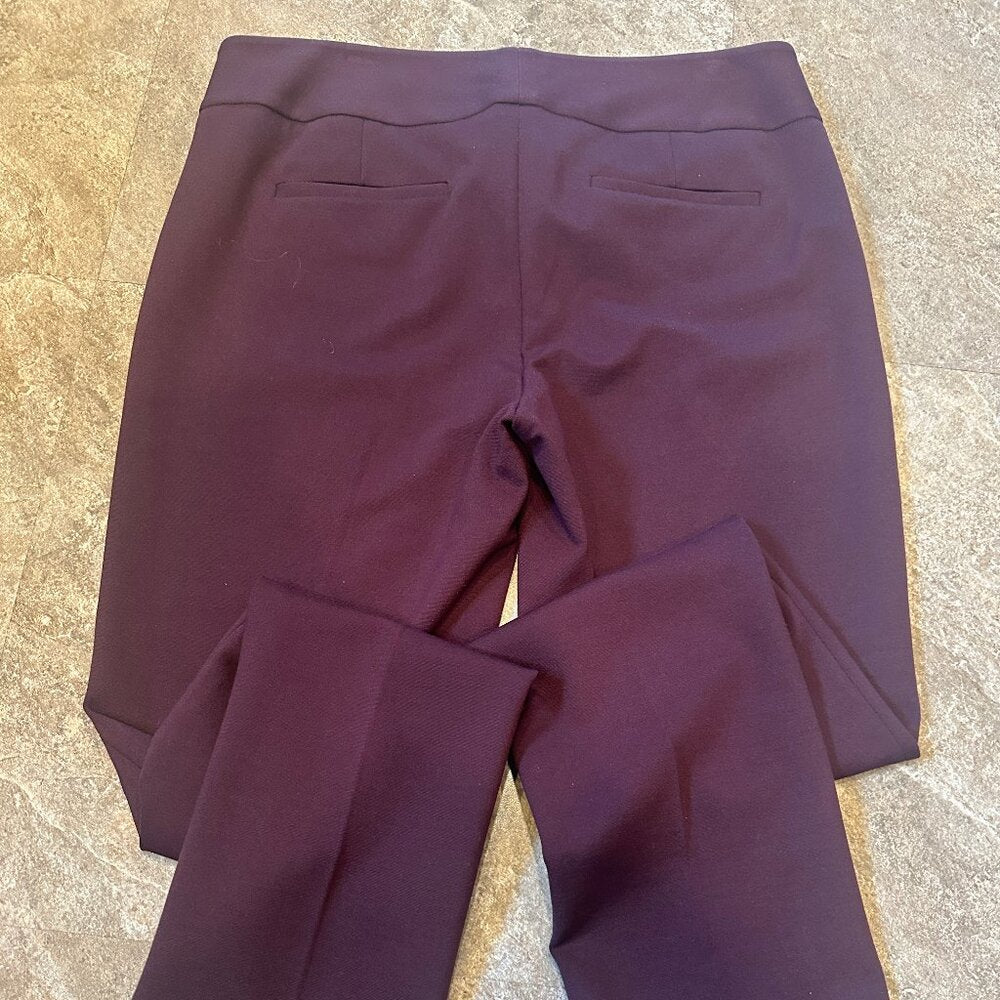 Vince Camuto Women's Burgundy Dress Pants Trousers - Size 4