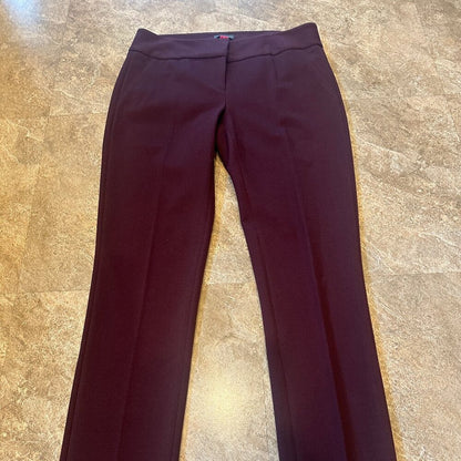 Vince Camuto Women's Burgundy Dress Pants Trousers - Size 4