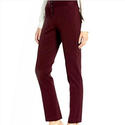 Vince Camuto Women's Burgundy Dress Pants Trousers - Size 4