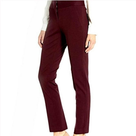 Vince Camuto Women's Burgundy Dress Pants Trousers - Size 4