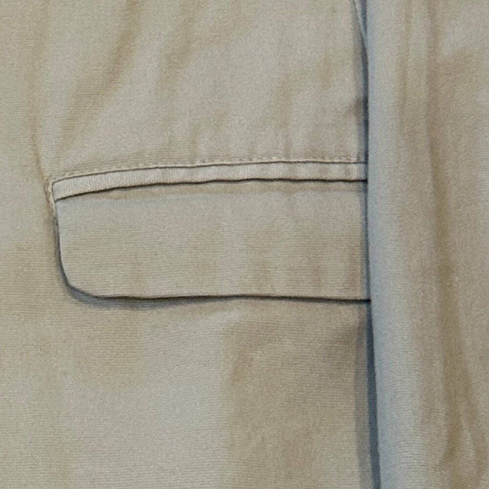 Tommy Hilfiger Womens Tan Fitted Blazer Jacket Size 4
