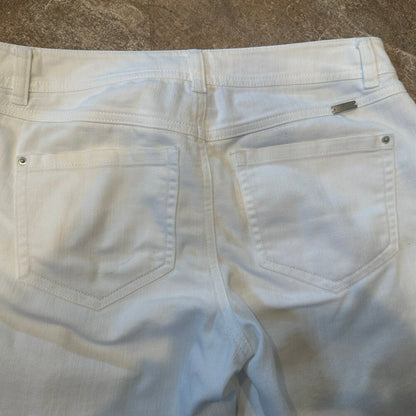 INC Denim Jeans White Capri Skinny Leg Regular Fit - Size 4