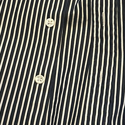Ralph Lauren Sport Tailored Slim Fit Blue & White Stripped LS Shirt, Size 4