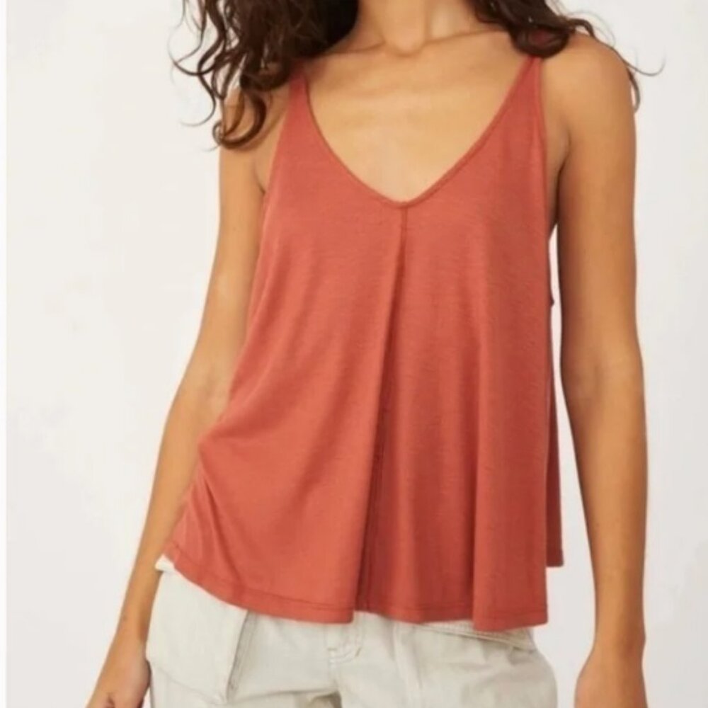 Free People Intimately Dani Tank in Wind Blush Size S