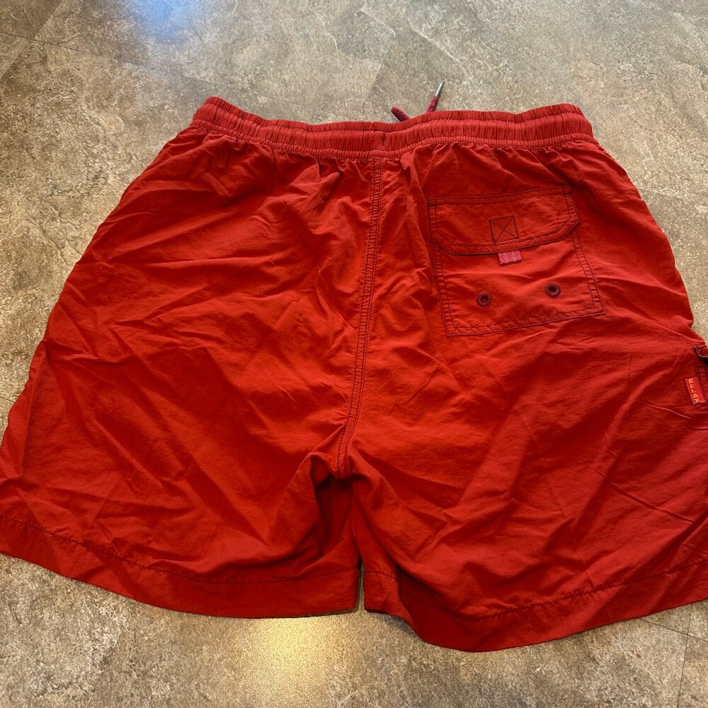 Tommy Bahama Relax Cargo Swim Trunks Board Shorts Red NWT - Med