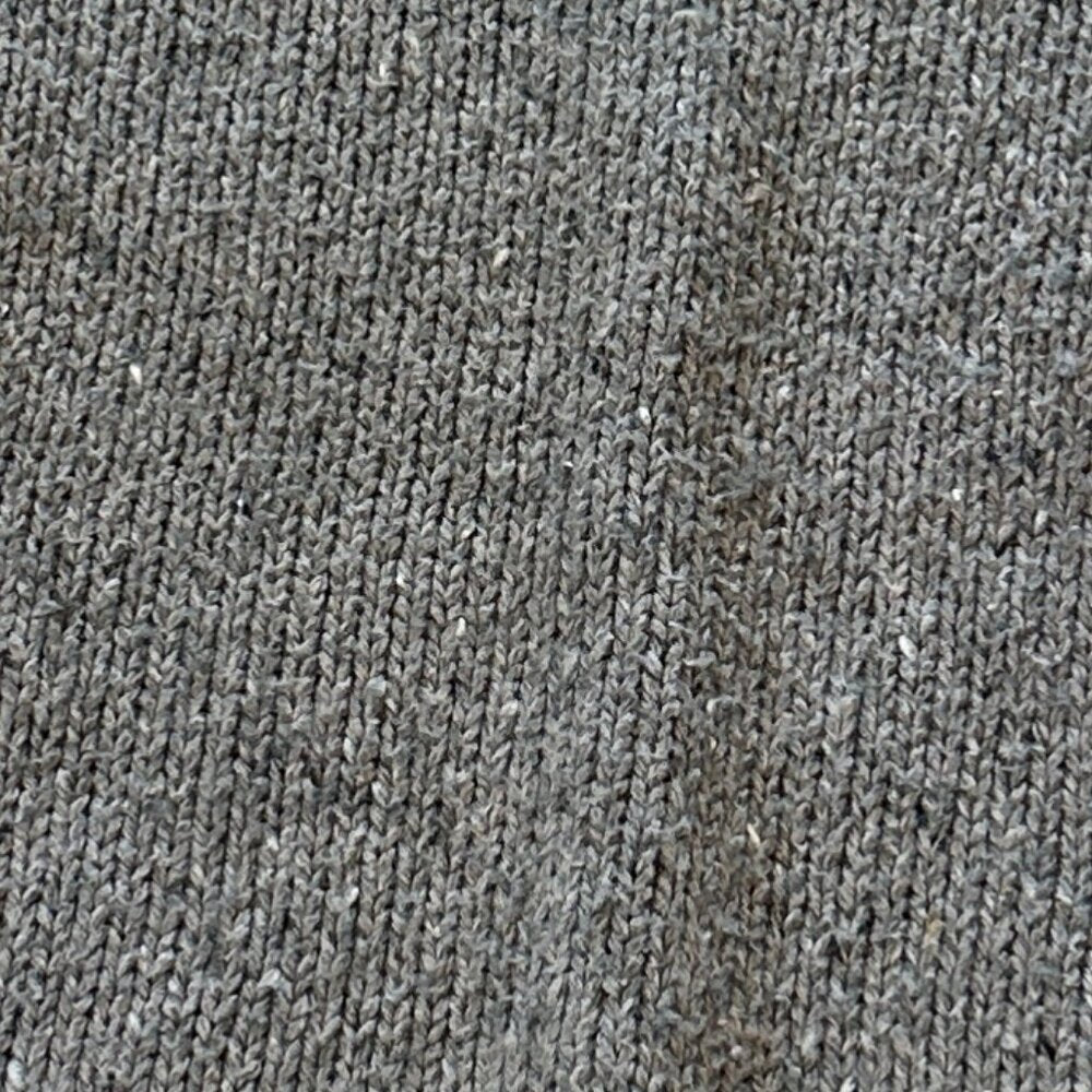 GH Bass & Co Womens Turtle neck Grey Cable Sweater - XS