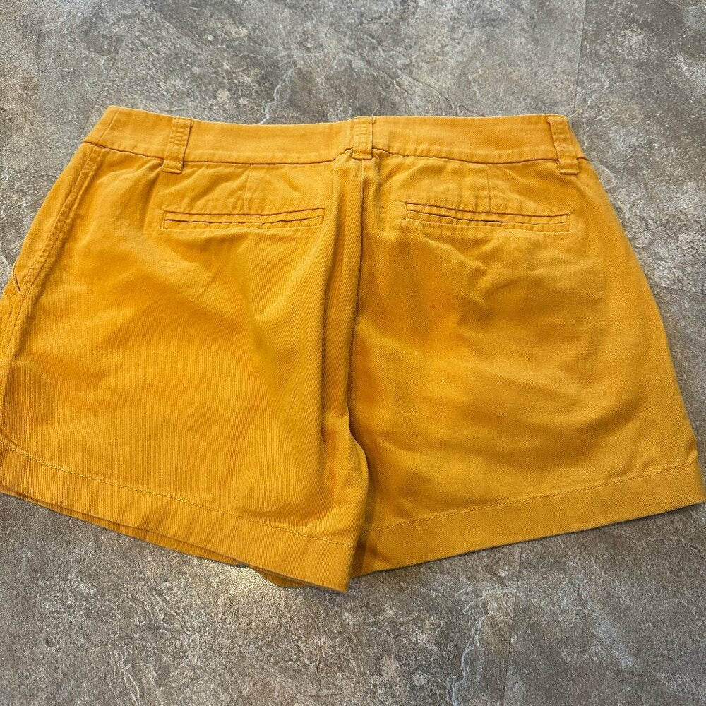 J. Crew Gold Womens Shorts with Pockets - Size 4  - Reimagined Shorts