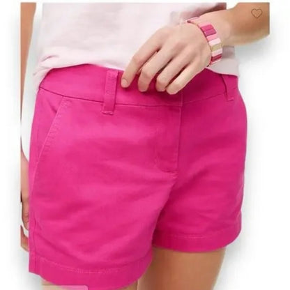J. Crew Pink Womens Shorts with Pockets - Size 4 - Reimagined