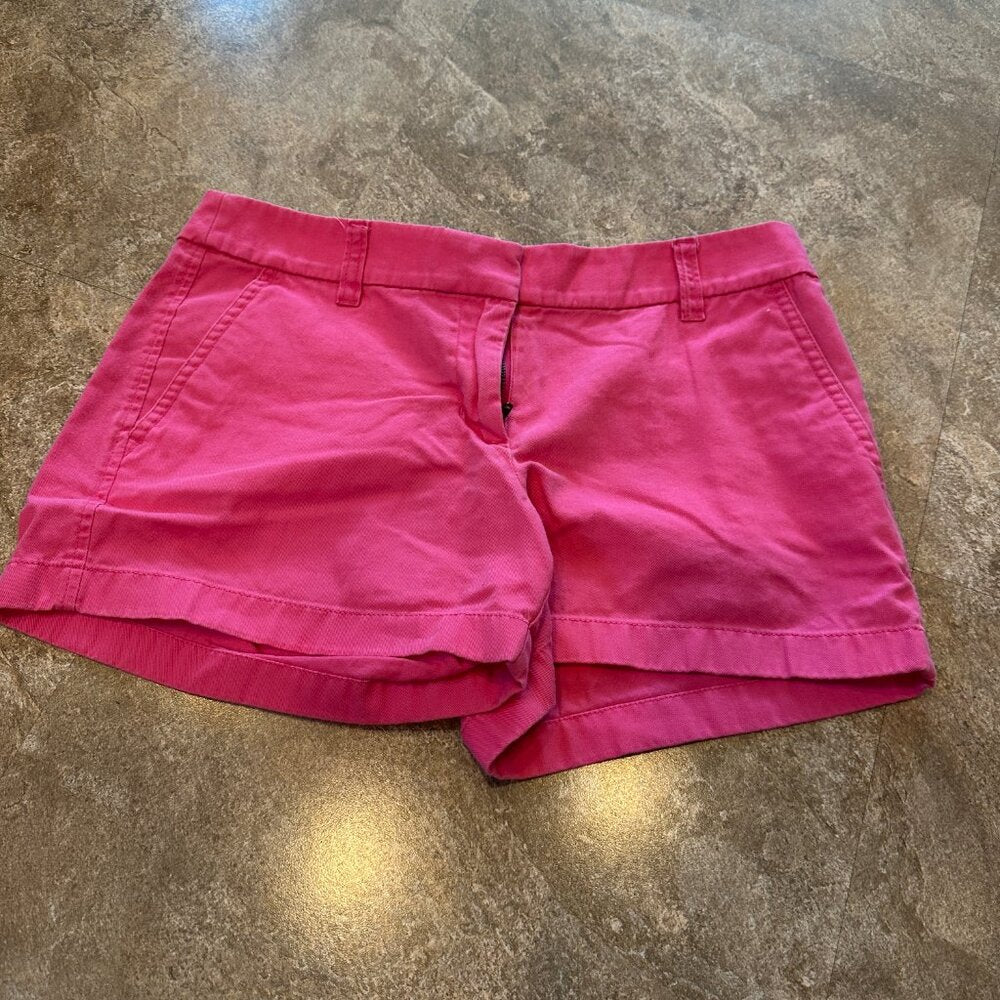 J. Crew Pink Womens Shorts with Pockets - Size 4 - Reimagined