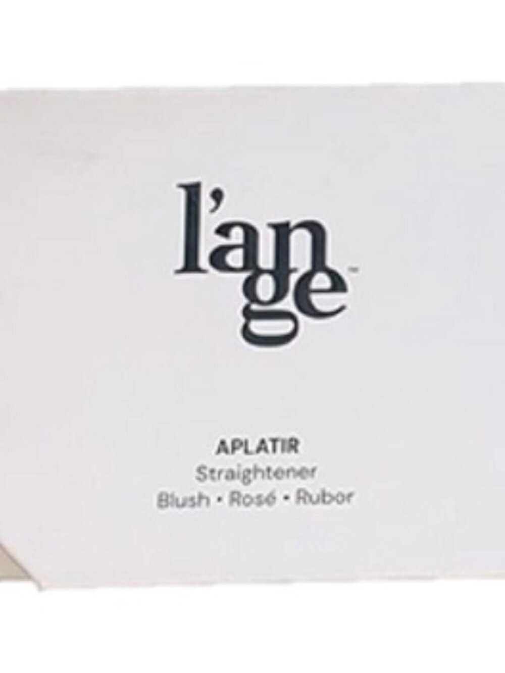 Lange APLATIR Blush Pink Hair Straightener - BNIB Never Used