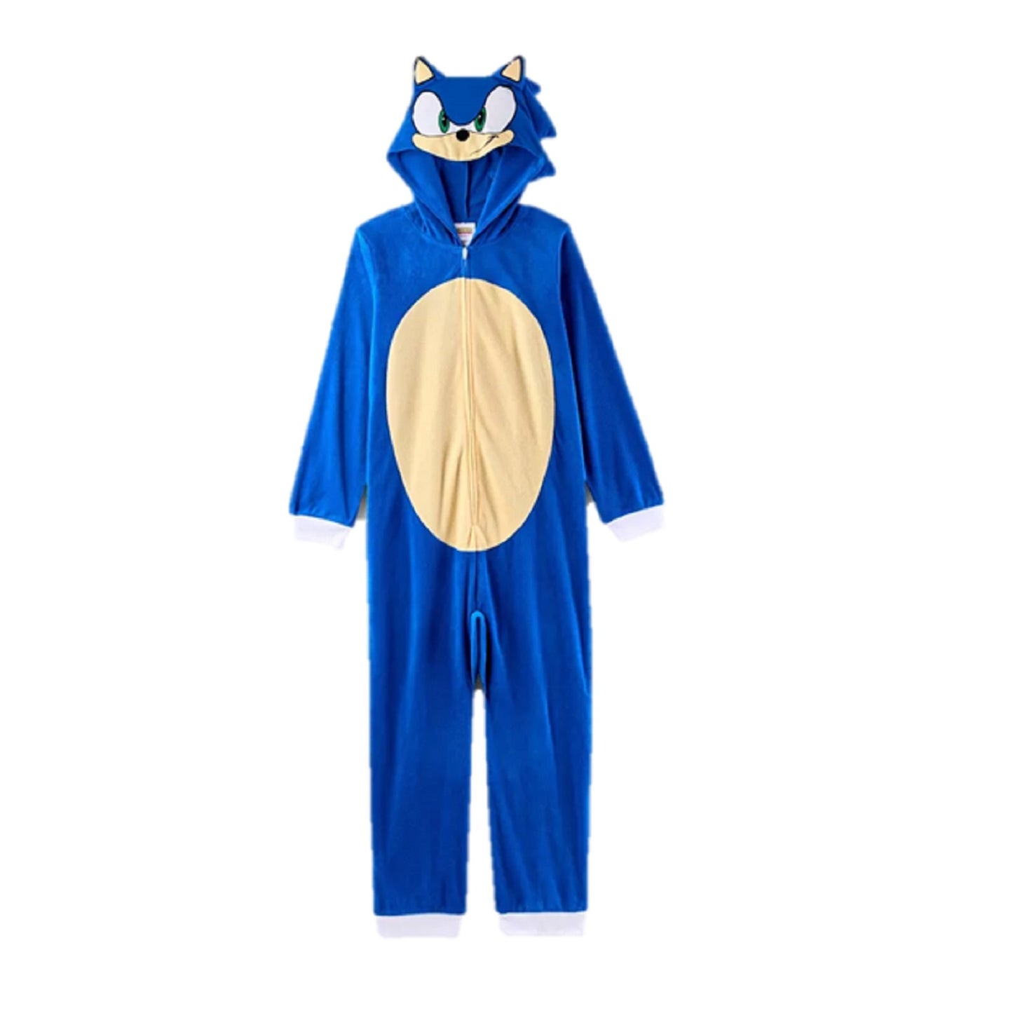 Boys' Sonic the Hedgehog Union Suit Pajamas - Blue/White, X-Small - X-Large