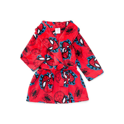 Disney Spider-Man Toddler Boys Fleece Bathrobe Pajamas, Sizes 2T-5T