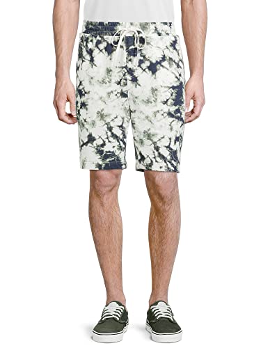 No Boundaries Men's Printed Jogger Shorts - Green Camo 3X