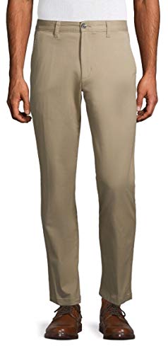 George Clothing Stone Wash Tapered Stretch Chino Pants - 38 X 30